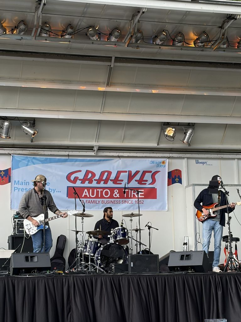 Old Line Revival performing on the main stage at Olney Days Festival